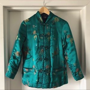 Reversible Mandarin collar jacket